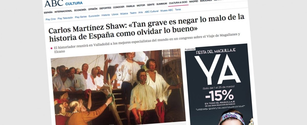 Entrevista a Carlos Martínez Shaw en ABC.es Entrevista a Carlos Martínez Shaw en ABC.es